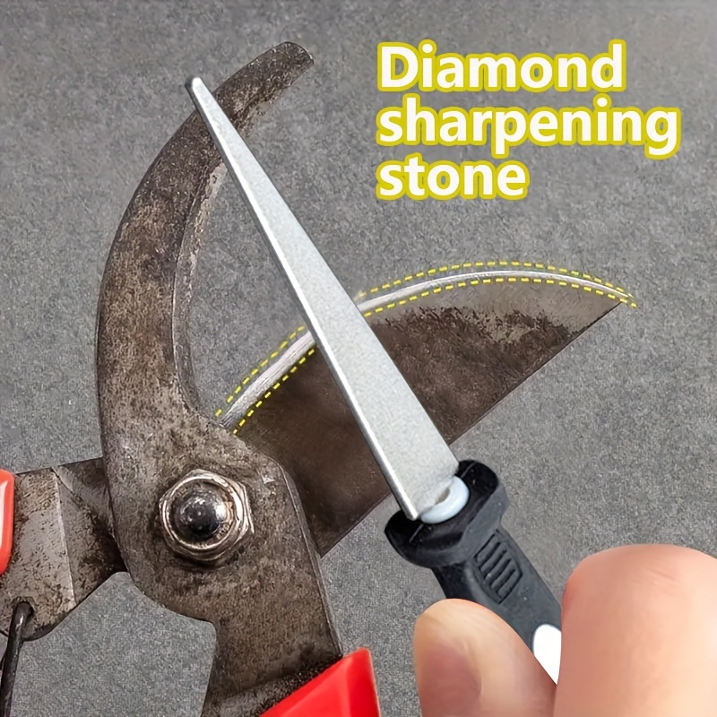 Concave Branch Cutter - Diamond Sharpener Sharpener Metal Double Sand