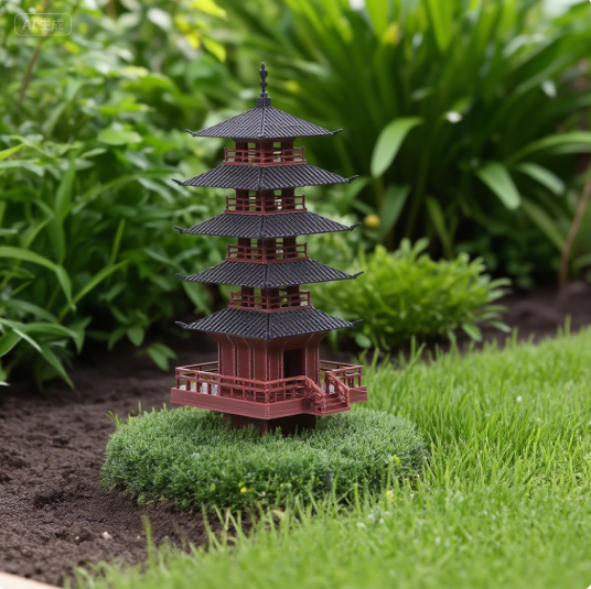Bonsai Garden Mini - Garden Aquarium Bonsai Decor Mini Pagoda