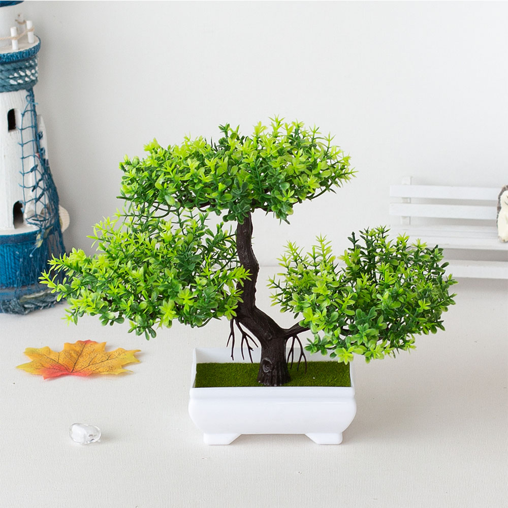 Bonsai Tree Zen Garden - Artificial Plants Decoration Potted Bonsai Small