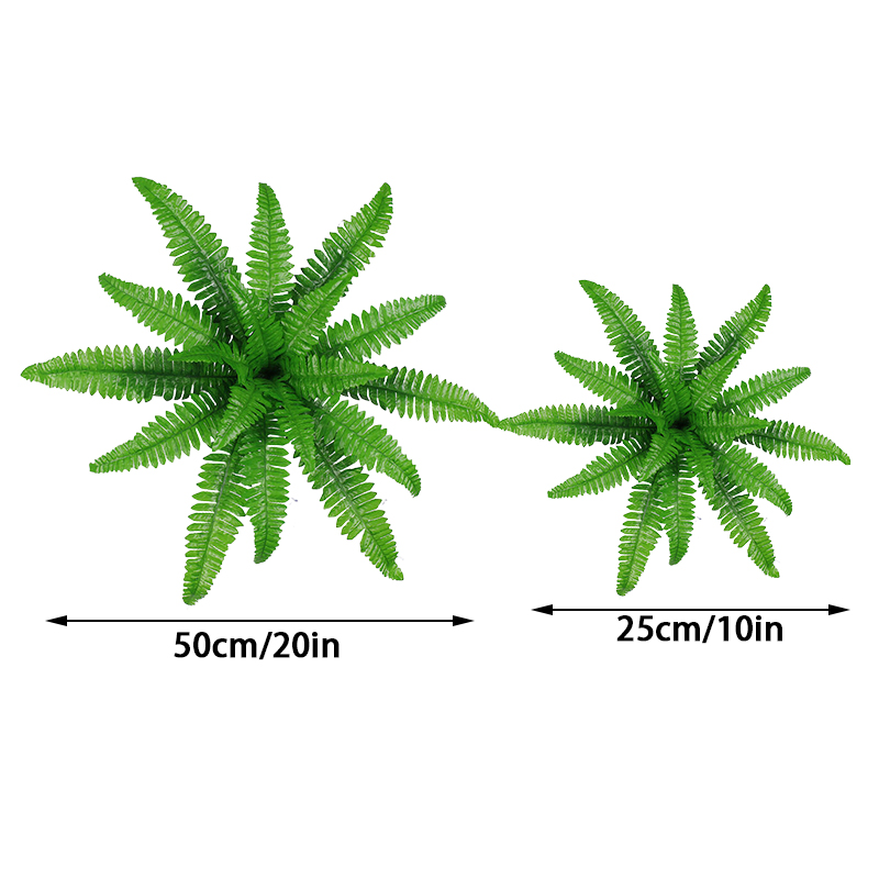 Bonsai Garden Boston - 〔R〕Lifelike Artificial Boston Fern Fake Plastic