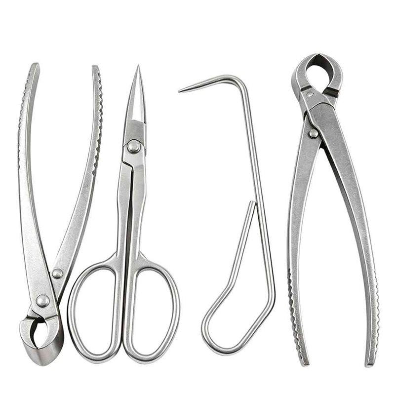 Concave Branch Cutter - SHGO-Bonsai Tree Tools Set(4 Pieces), Knob