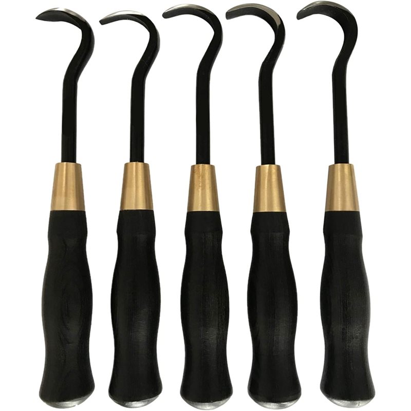Concave Branch Cutter - A74E-Bonsai Scraper 5-Piece Tool Set Including