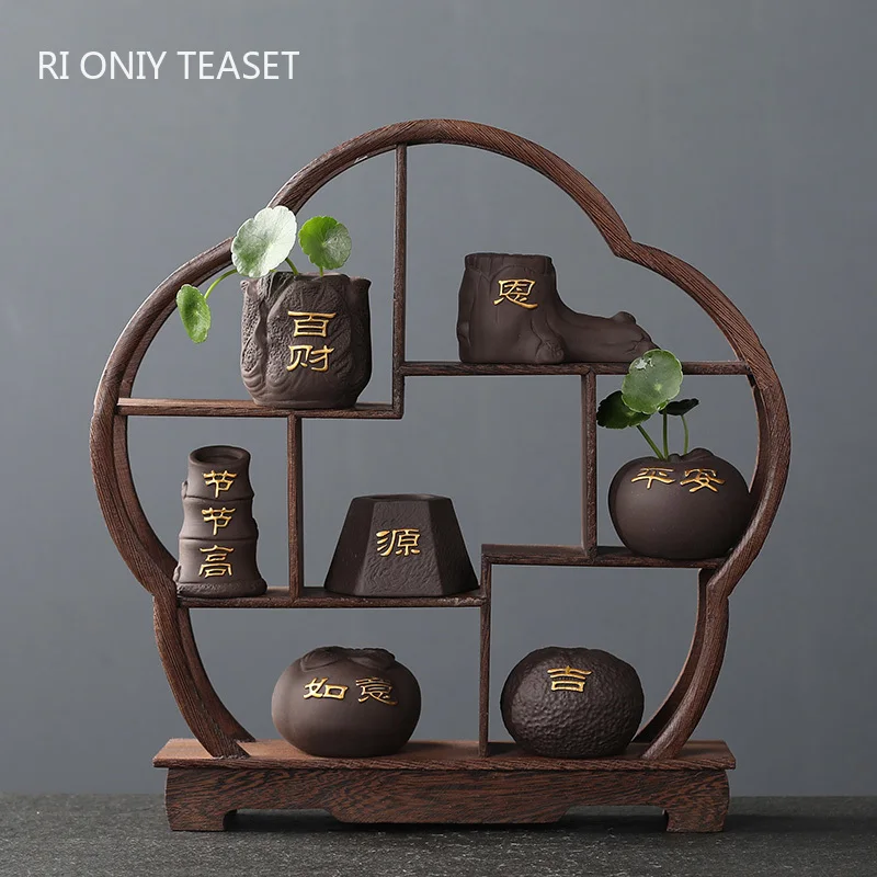 Creative Purple Clay Tea Pet F - огляд і ціна Bonsai Garden Mini