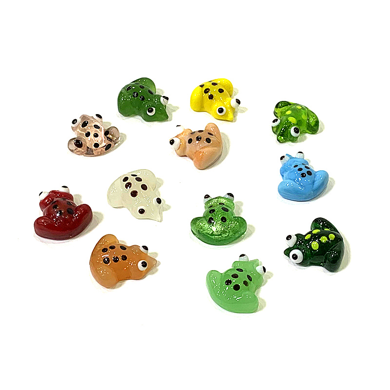2pcs Mini Glass Frog Figurine  - огляд і ціна Bonsai Garden Mini