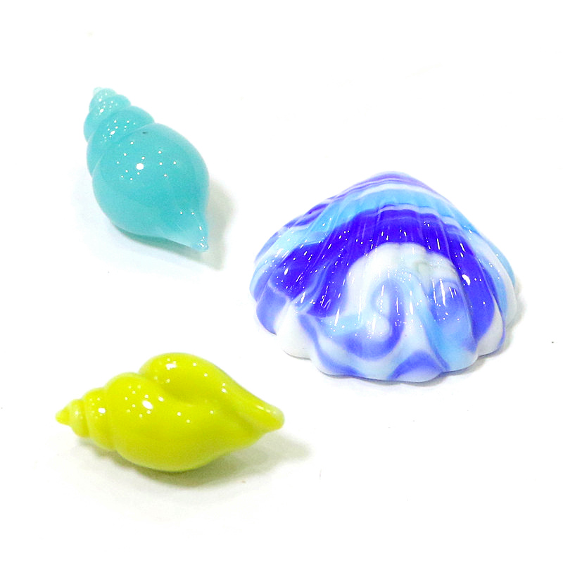 Cute Mini Glass Shell Conch Or - огляд і ціна Bonsai Garden Mini