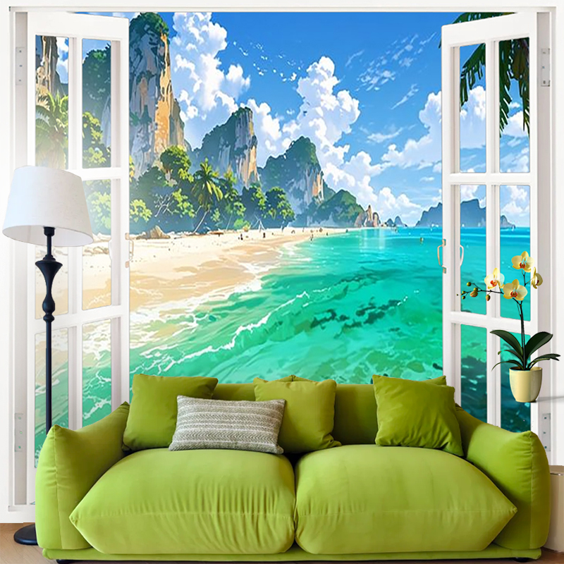 1PC Digital Print Tapestry Wal - огляд і ціна Bonsai Tree Zen Garden