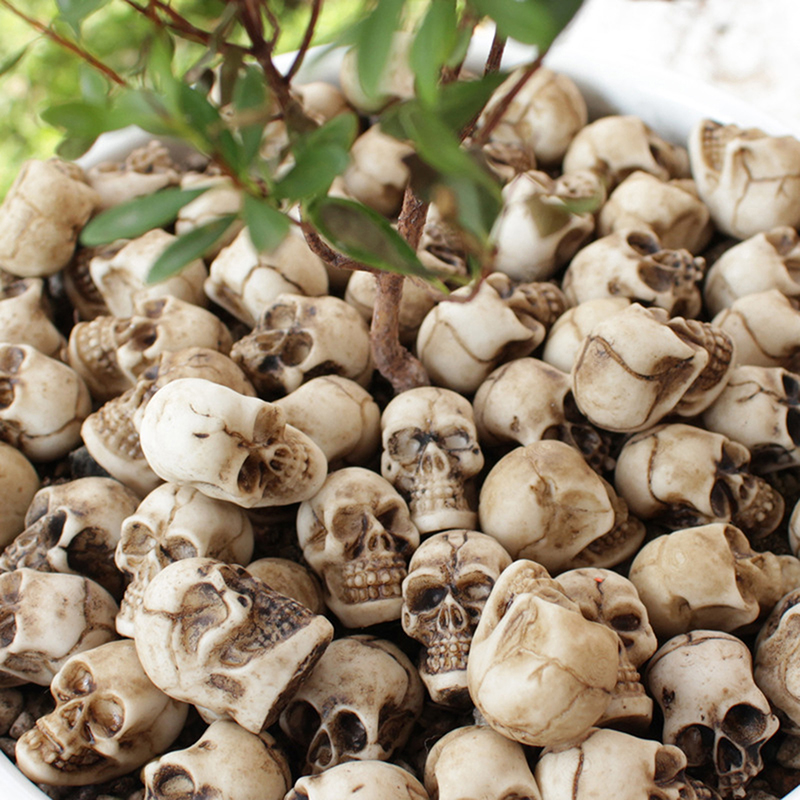 ● 20pcs Mini Skulls Halloween  - огляд і ціна Bonsai Garden Mini