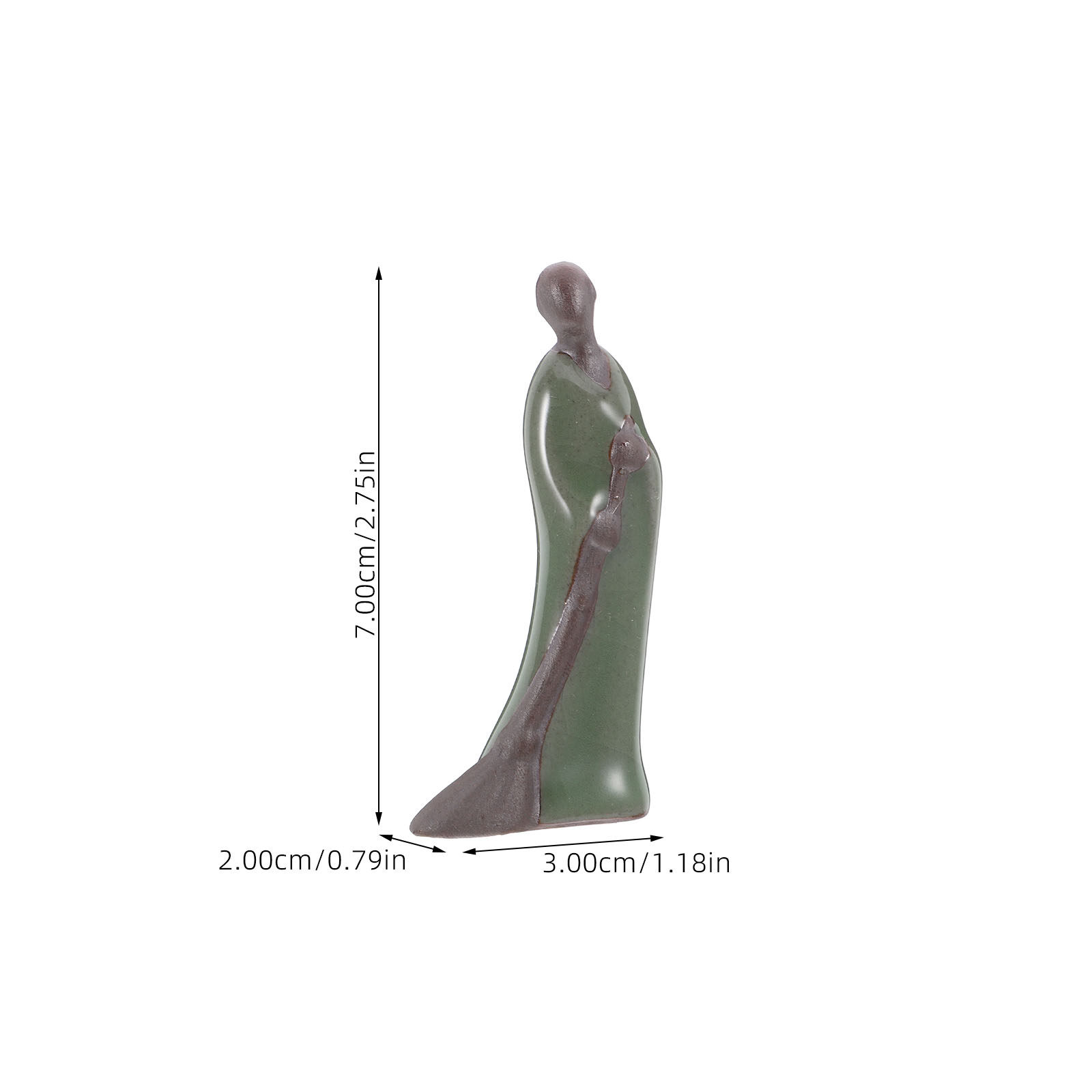Ceramic Mini Zen Monk Figure B - огляд і ціна Bonsai Tree Zen Garden