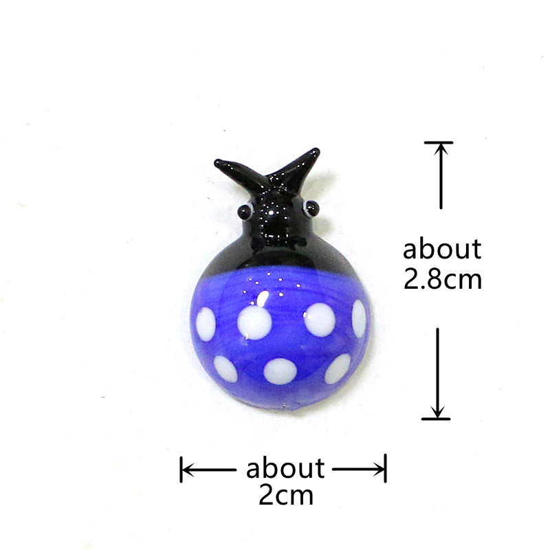 Mini Glass Beetle Ladybug Figu - огляд і ціна Bonsai Garden Mini