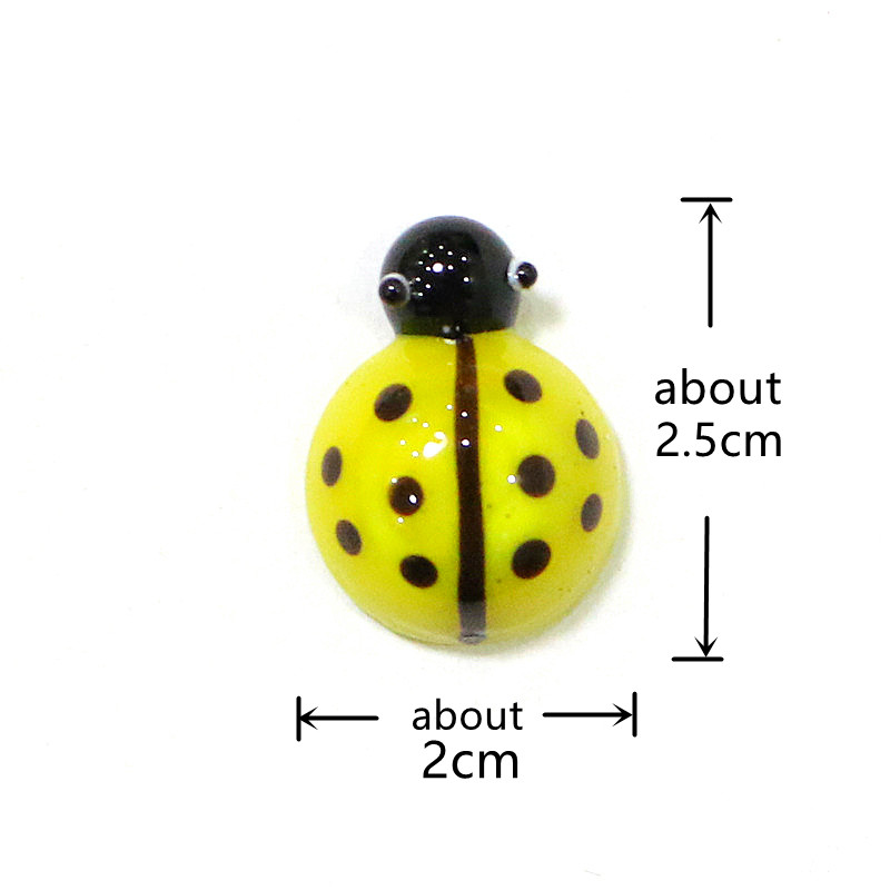 Mini Glass Beetle Ladybug Figu - огляд і ціна Bonsai Garden Mini