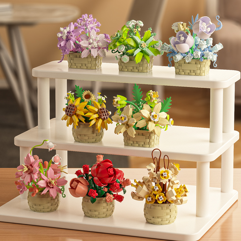 DIY MOC Potted Rose Sunflower  - огляд і ціна Bonsai Garden Experts