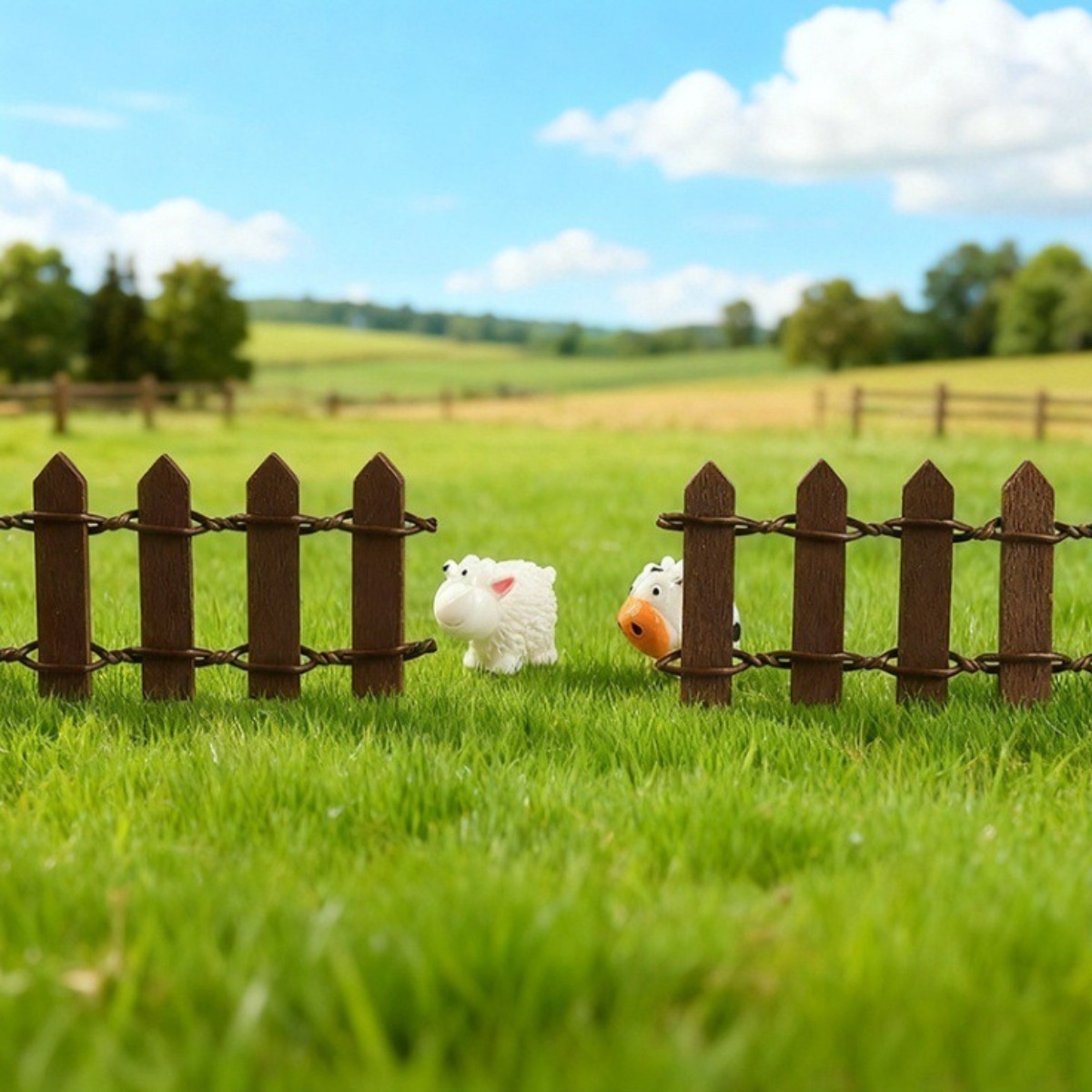 2pcs Mini Fence Garden and Bon - огляд і ціна Bonsai Garden Mini