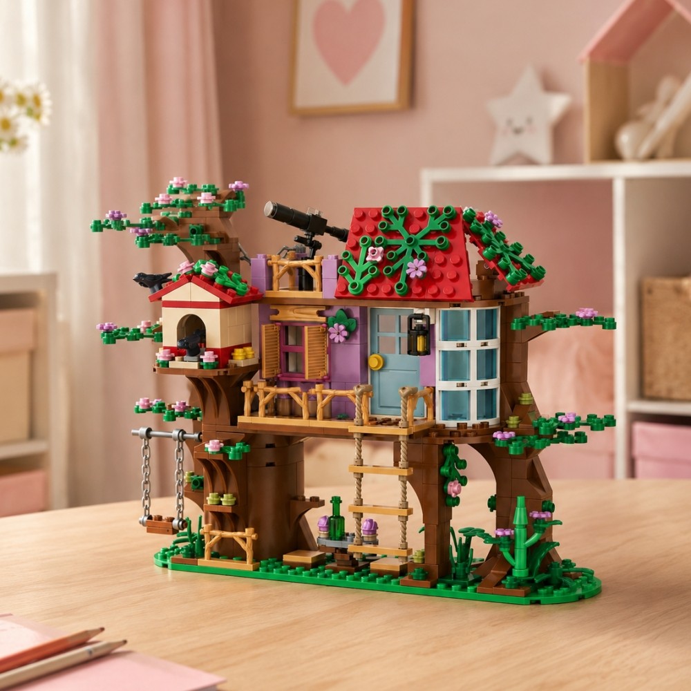 462pcs City Friends Bird Tree  - огляд і ціна Bonsai Garden Tree