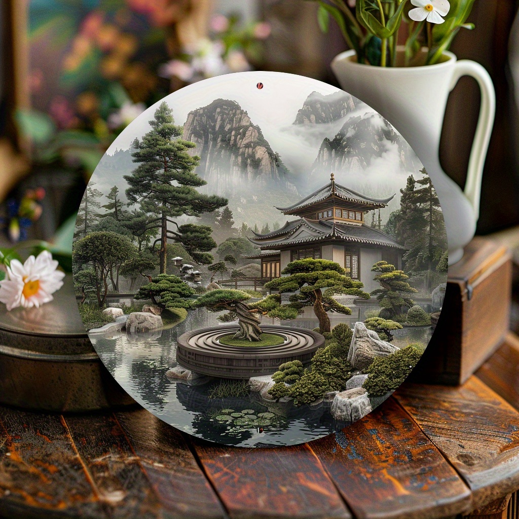 Tranquil Japanese Zen Garden R - огляд і ціна Bonsai Tree Zen Garden