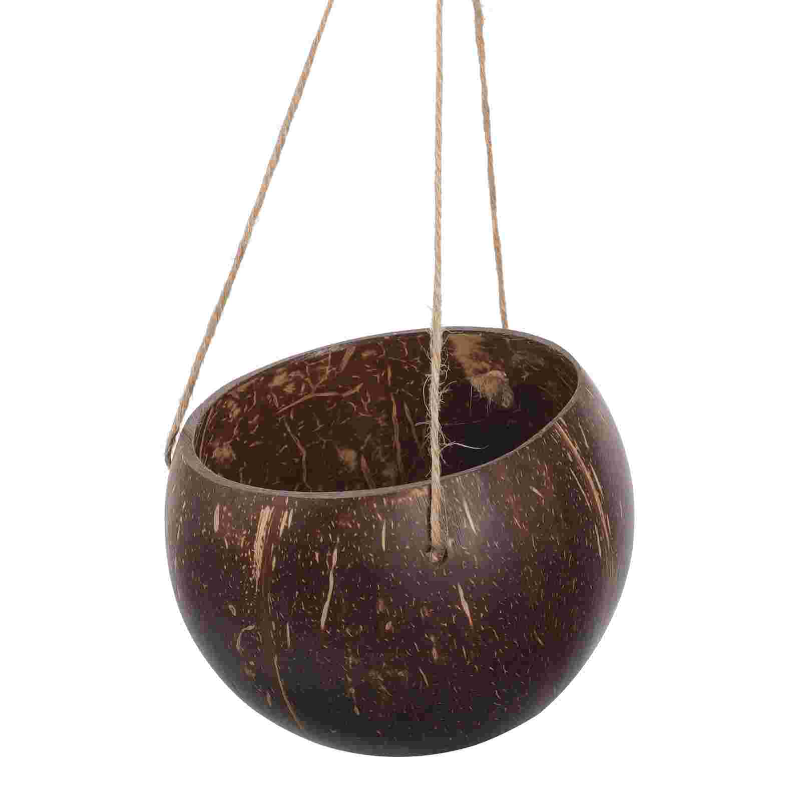 Large Hanging Planter Coconut  - огляд і ціна Bonsai Tree Zen Garden