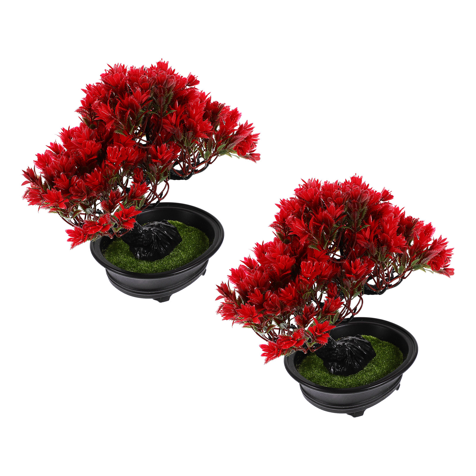 2 Pcs 13in Tall Office Bonsai  - огляд і ціна Bonsai Tree Zen Garden