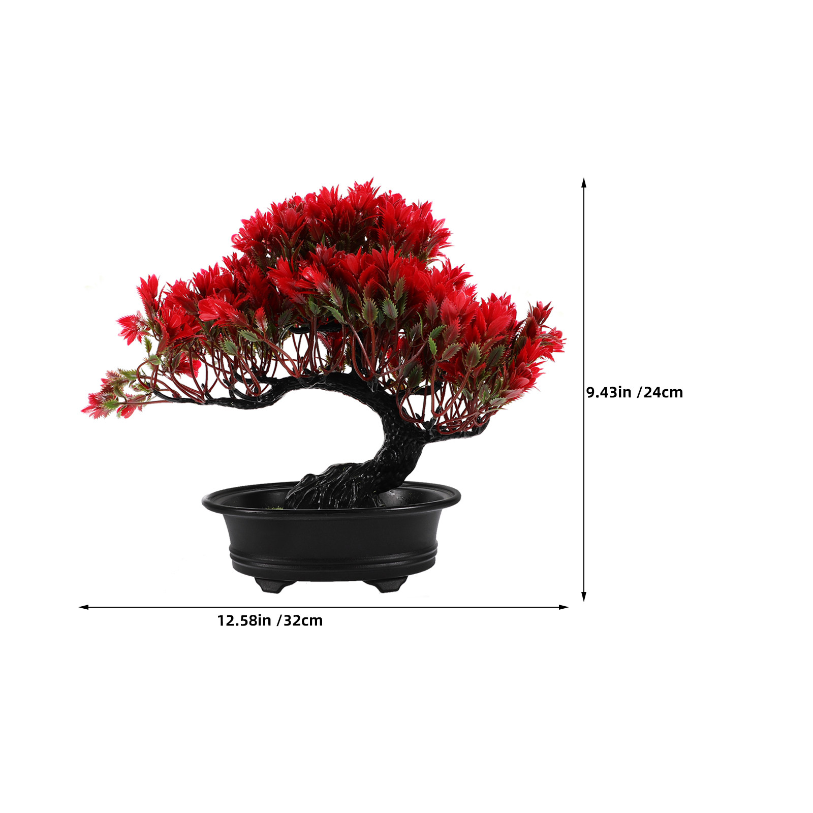 2 Pcs 13in Tall Office Bonsai  - огляд і ціна Bonsai Tree Zen Garden