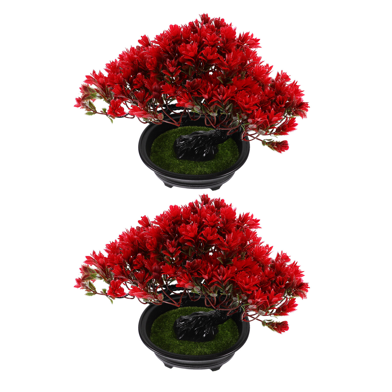 2 Pcs 13in Tall Office Bonsai  - огляд і ціна Bonsai Tree Zen Garden